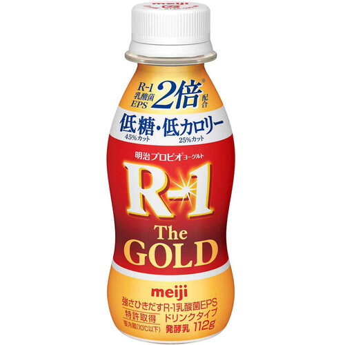 明治 プロビオヨーグルトRー1ドリンクタイプ TheGOLD低糖・低カロリー 112g