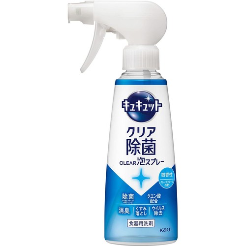 花王 キュキュット クリア除菌 CLEAR泡スプレー 微香性 本体 280ml