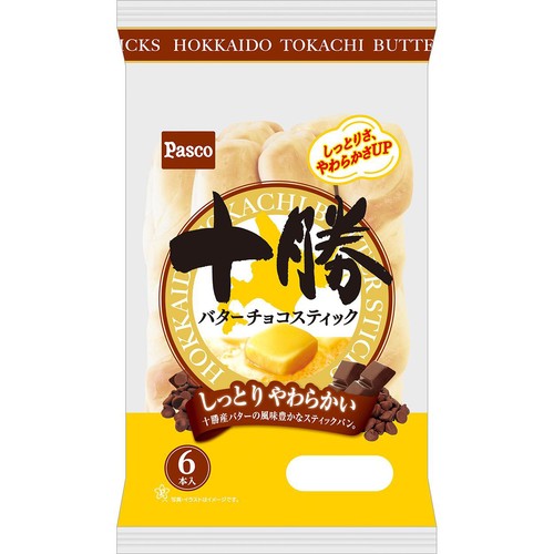 パスコ 十勝バターチョコスティック 6本