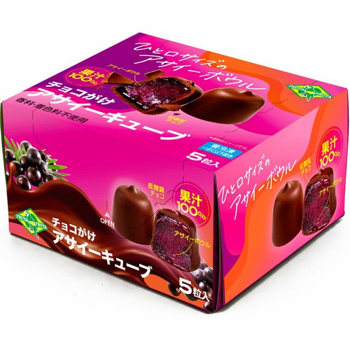 フルッタフルッタ チョコがけアサイーキューブ 5粒入 (50g)