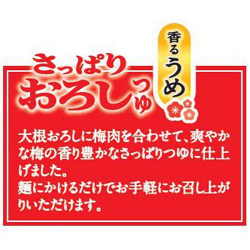イチビキ さっぱりおろしつゆ 香るうめ 1人前 x 2食(140g)