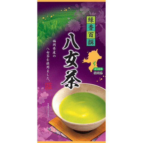 日本茶販売 緑香百撰福岡八女茶 100g