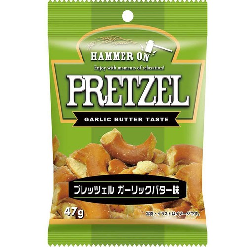 スイートボックス プレッツェルガーリックバター味 47g Green Beans