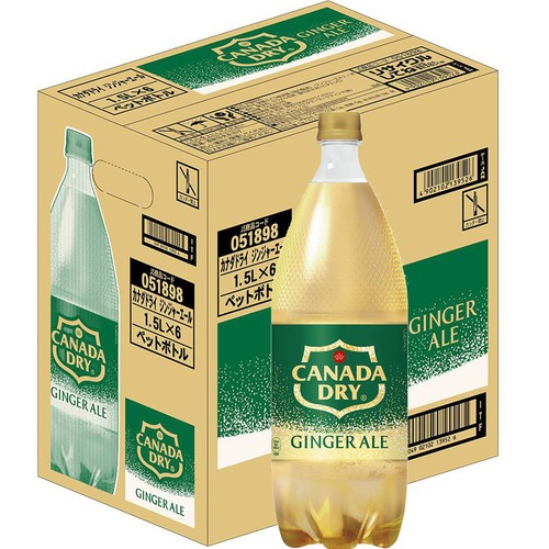 コカ・コーラ カナダドライジンジャーエール 1ケース 1500ml x 6本