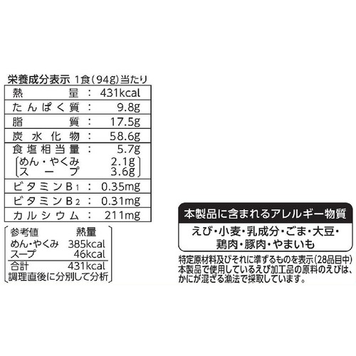 サンヨー食品 サッポロ一番 塩らーめん えびだし 94g x 5食入