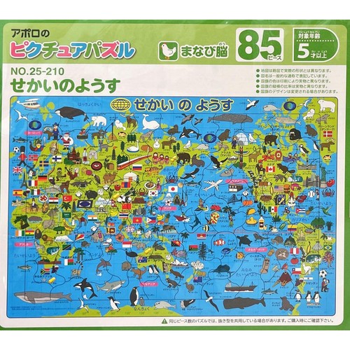エポック社 ピクチュアパズル せかいのようす 5才以上