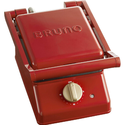 BRUNO ブルーノ グリルサンドメーカー シングル BOE083-RD レッド