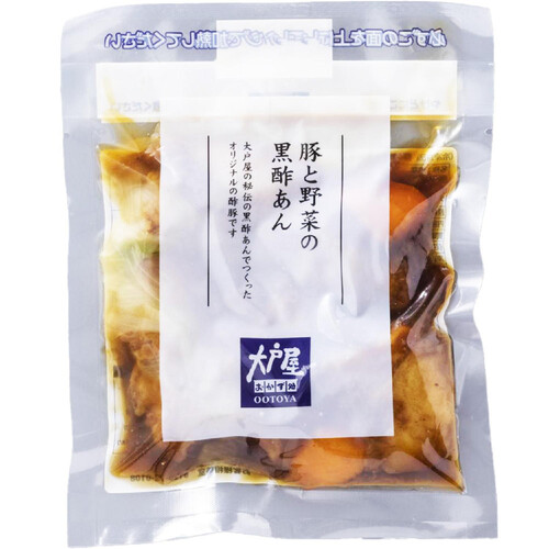 大戸屋 OOTOYA 豚と野菜の黒酢あん【冷凍】 160g