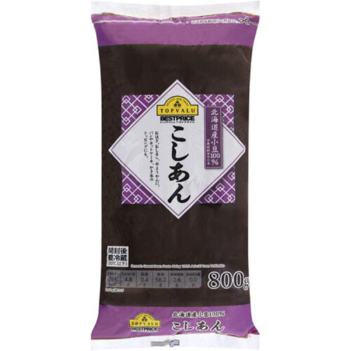 こしあん 800g トップバリュベストプライス Green Beans | グリーン