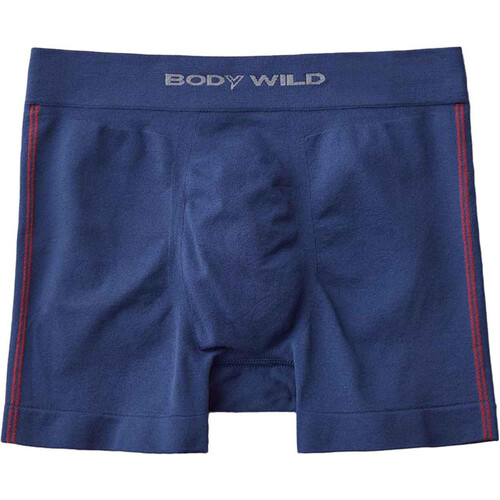 グンゼ BODY WILD 3Dボクサーサイドライン LL ネービーブルー Green