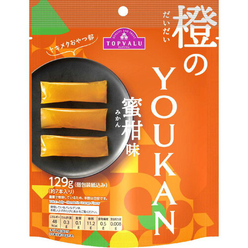 橙のYOUKAN 蜜柑味 129g トップバリュ