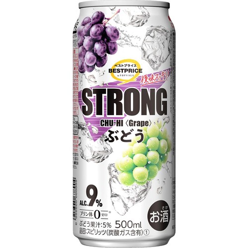 ストロング ぶどう 500ml トップバリュベストプライス