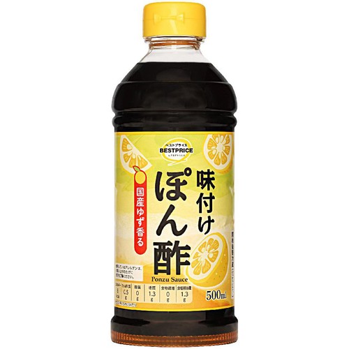 味付けぽん酢 500ml トップバリュベストプライス