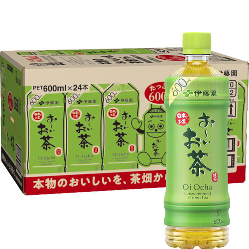 伊藤園 おーいお茶 緑茶 1ケース 600ml x 24本 Green Beans | グリーン