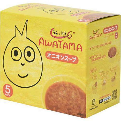 コスモス食品 あわたまオニオンスープ 5食入 54.5g