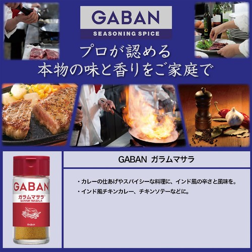 ハウス食品 GABAN ギャバン ガラムマサラ 17g
