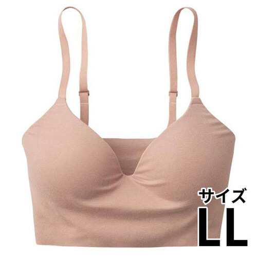 グンゼ Fitte ノンワイヤーブラジャー LL マルシェピンク