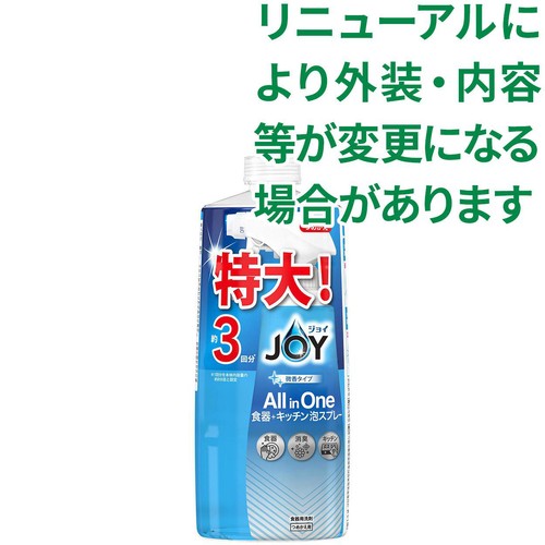 P&G ジョイ 泡スプレー微香 詰替特大 690ml 3回分