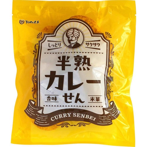 まるせん米菓 半熟カレーせん 65g