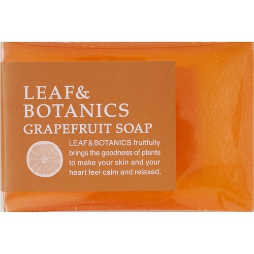 松山油脂 リーフ&ボタニクス マザーソープ グレープフルーツ 90g Green