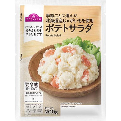 北海道産じゃがいものポテトサラダ 200g トップバリュ Green Beans