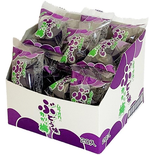 村岡食品 ぶどう味カリカリ梅 20粒入 Green Beans | グリーンビーンズ