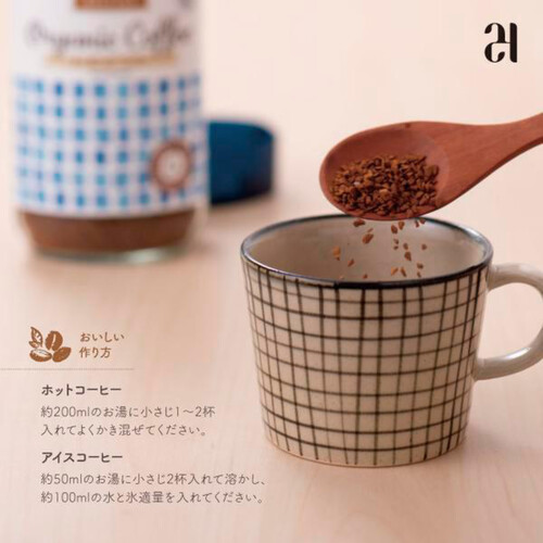 24 ORGANIC DAYS オーガニックインスタントコーヒー カフェインレス 100g