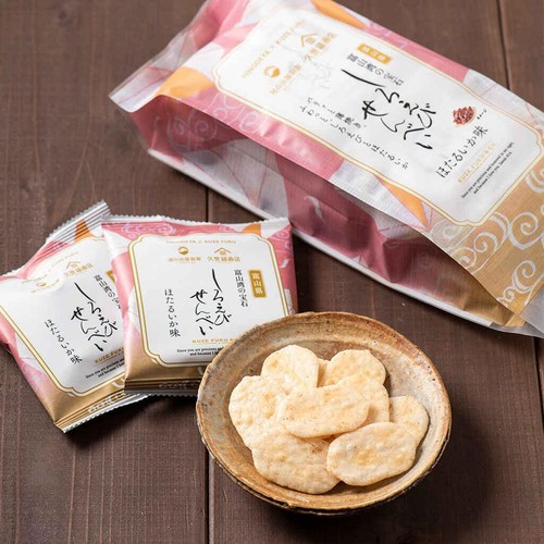 サンクゼール 久世福商店 しろえびせんべい ほたるいか味 13g x 6袋