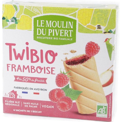 ムーランデュピヴェール オーガニック ラズベリークッキー 150g