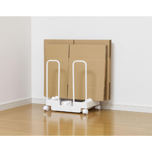 伸晃 ダンボールストッカー ホワイト Green Beans | グリーンビーンズ