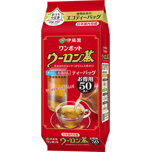 伊藤園 ワンポット エコティーバッグウーロン茶 50袋入 Green Beans