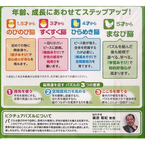 エポック社 ピクチュアパズル ひらがな 5才以上