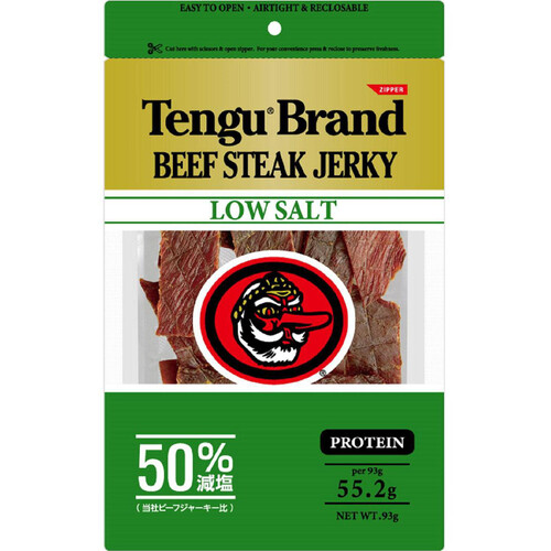 テング ビーフステーキジャーキー 50%減塩 93g Green Beans | グリーン