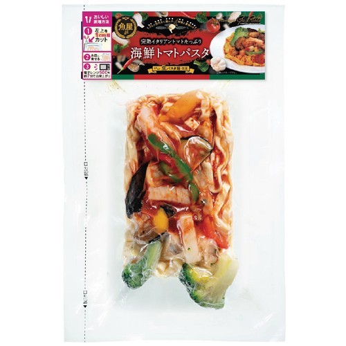 柳川冷凍食品 海鮮トマトパスタ【冷凍】 300g