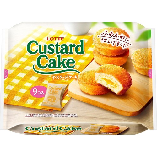 ロッテ カスタードケーキ パーティーパック 9個入