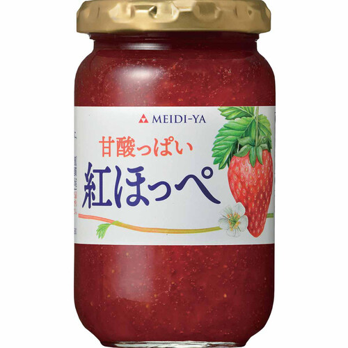 明治屋 国産いちごジャム 甘酸っぱい紅ほっぺ 205g Green Beans