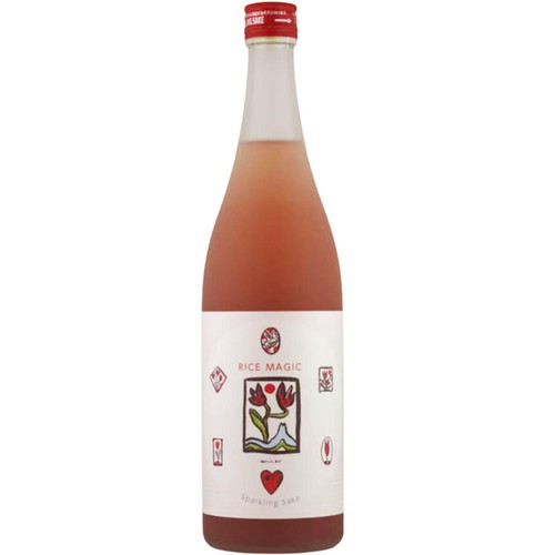 【福島県】 人気酒造 ライスマジック スパークリングレッド 720ml