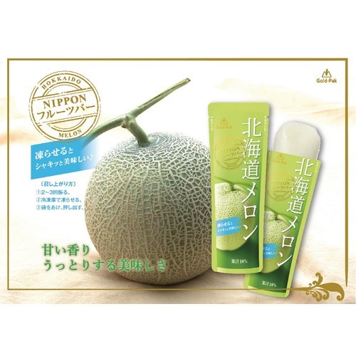 ゴールドパック 北海道メロン 1ケース 80g x 20袋