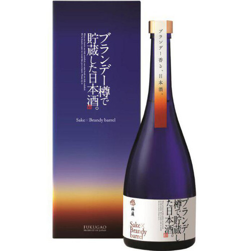 FUKUGAO ブランデー樽で貯蔵した日本酒。 750ml