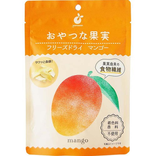 ヤマサン食品工業 おやつな果実 フリーズドライ マンゴー 15g Green