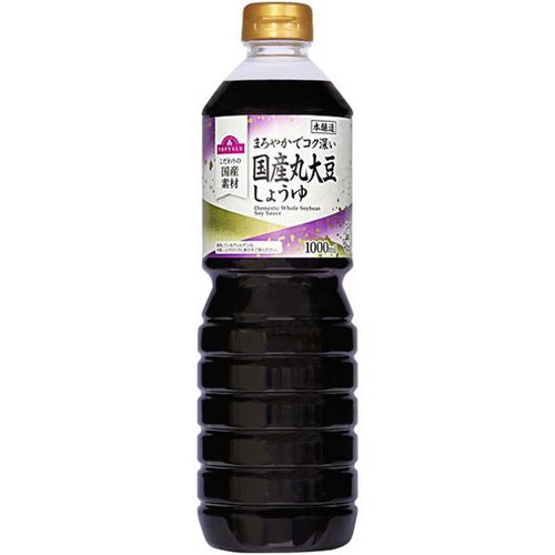 国産丸大豆しょうゆ 1000ml トップバリュ
