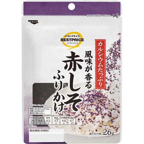 赤しそふりかけ 26g トップバリュベストプライス
