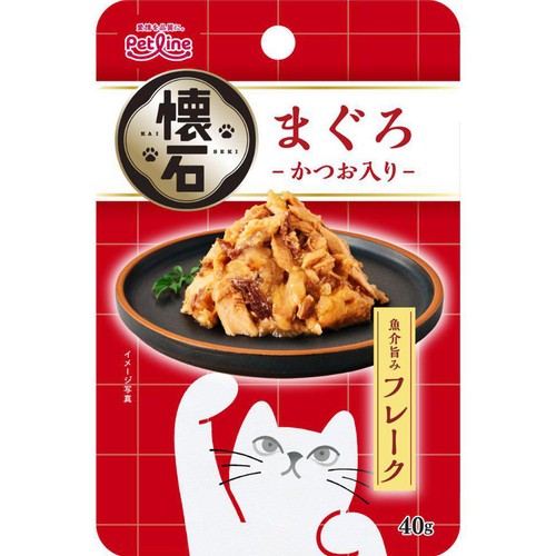 【ペット用】 ペットライン 懐石 まぐろ かつお入り 40g