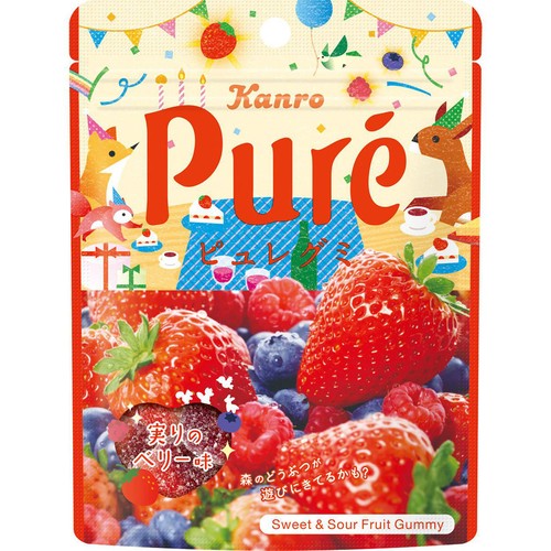 カンロ ピュレグミ 実りのベリー味 52g