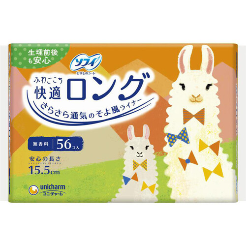 ユニ・チャーム ソフィ ふわごこち おりものシート 快適ロング 無香料