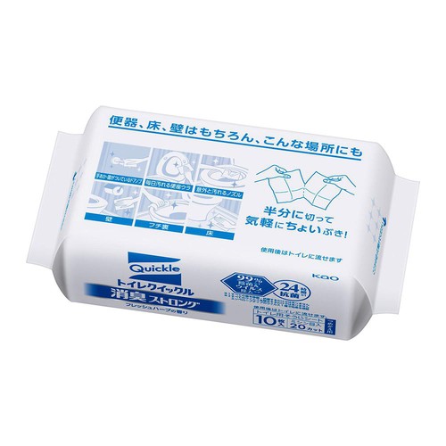 花王 トイレクイックル 消臭ストロング 容器入 10枚