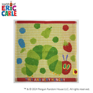 林 はらぺこあおむしタオルハンカチ 約25 x 25cm ハッピーフルーツ