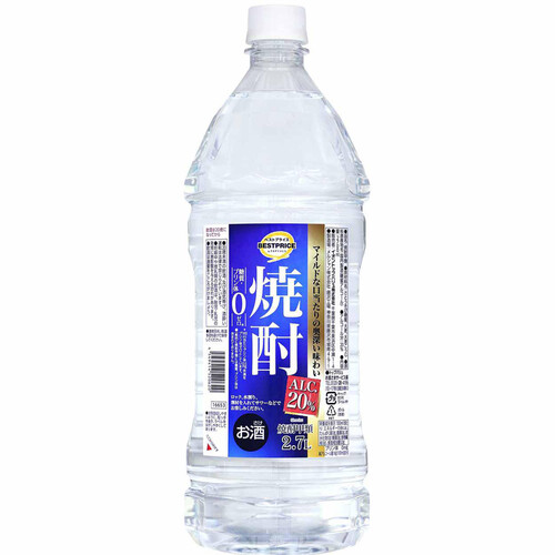 焼酎20度 2700ml トップバリュベストプライス