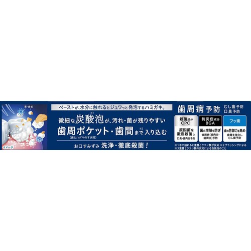 花王 ピュオーラ 炭酸洗浄ハミガキ クリスタルソーダの香味 95g