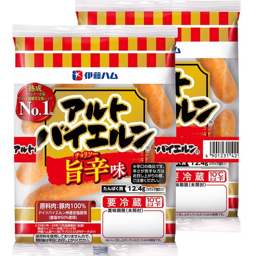 伊藤ハム アルトバイエルン　旨辛 98g x 2パック